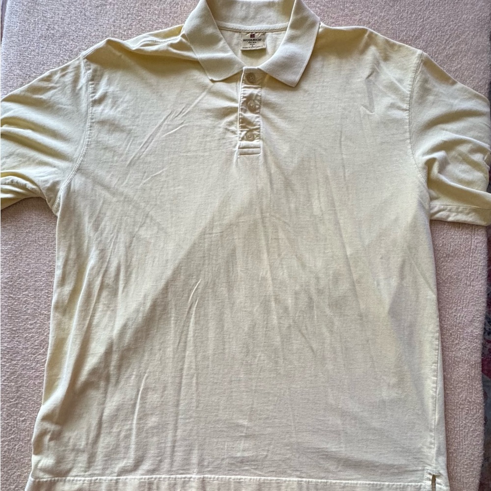 Woolrich Light Yellow Polo Shirt